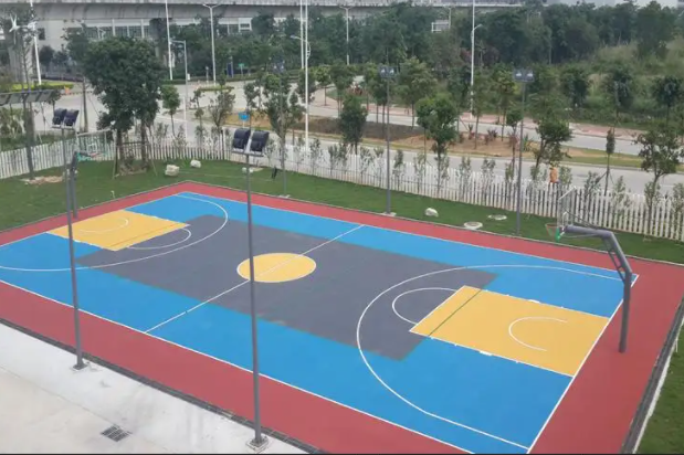 杭州硅PU籃球場(chǎng)施工與維護(hù)全指南